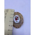 Lovely porcelain brooch