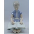 Pretty boy and book ornament Llardo look