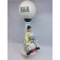 Vintage bar clown lamp - Bar shade is broken, needs cord