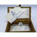 Rare memorabilia Royal Interocean lines Hong Kong silver and Mother of Pearl tie pin - LOOK!!!!