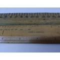 Wooden rulers