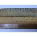 Wooden rulers