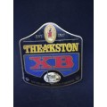 Vintage Brass Theakston beer Tap Sign Knob Handle Topper
