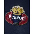 Beacon bitter draft beer sign