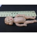 Vintage small Hard plastic doll