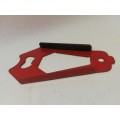 Red metal kitchen tool - opener