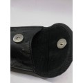 Ostrich leather glasses case