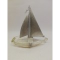 'Sailing boat' Art Deco ashtray