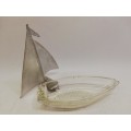 'Sailing boat' Art Deco ashtray