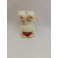 Vintage boob mug