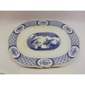 Masons Old Chelsea Blue oval plate