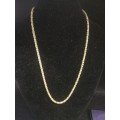 9ct gold necklace 20.9g