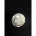 Suid Afrika 1966 Afrikaans R1 coin Silver