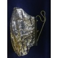 Gold mesh purse - Vintage 1950`s