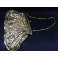 Gold mesh purse - Vintage 1950`s