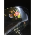 Vintage Arcoroc France footed glass bowl