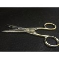Vintage  scissors - Stainless steel inlaid blades