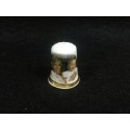 COLLECTABLE FINE BONE CHINA THIMBLE `PRINCE WILLIAM 21ST JUNE 1983` BY FINSBURY