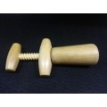Barrel corkscrew - wood