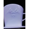 Melitta Filter 101 Ceramic White 60s