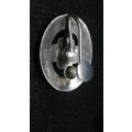Vintage sterling silver screw on earrings