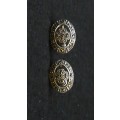 Vintage sterling silver screw on earrings