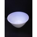 Milk glass mixing bowl