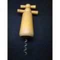 Barrel corkscrew - wood