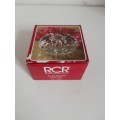 Vintage RCR Round Crystal Trinket Box