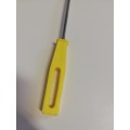 Vintage Skyline chrome fork with yellow handle