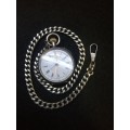 Silver pocket watch - not tested