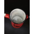 Red enamel Coffee pot