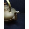 Old brass kettle