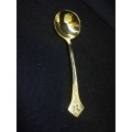 Gold plated sugar spoon