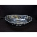 Pretty cut out stainless steel bowl