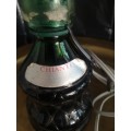Italian wine lamp - full bottle - untested
