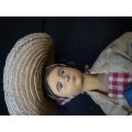 Wooden folk art doll