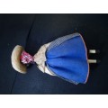 Wooden folk art doll