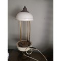 Rain Oil lamp - needs attention and statue