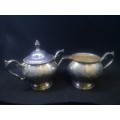 Milk and sugar pot - plated