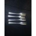 Vintage Sipelia stainless nickel Sheffield England Cake forks