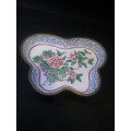 Vintage heavy enamel plate/soap dish - made in China