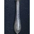 Ornate 800 silver handle fish knife