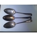 Epns serving spoons x 3 - like oversized dessert spoons