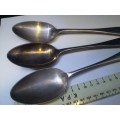 Epns serving spoons x 3 - like oversized dessert spoons