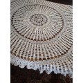 Hand crocheted on a 80x80 table