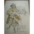 AN ORIGINAL LITHOGRAPH BY WORLD RENOWNED SOUTH AFRICAN ARTIST DR. BARBARA TYRRELL