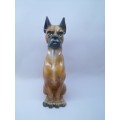 Vintage 1950`s Japanese Boxer dog figurine