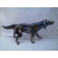 Vintage dog figurine made in Italy