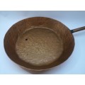 Vintage hand hammered copper pan